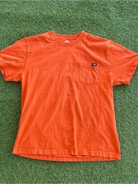 Dickies Orange Pocket T-Shirt XLT